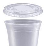 Tampa Plástica Sem Furo 770 ml - Pacote 50 unidades - RIOPLASTIC