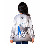 CAMISA DE PESCA GOREUPEGO CINZA INFANTIL