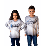 CAMISA DE PESCA GOREUPEGO CINZA INFANTIL