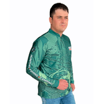 CAMISA MASCULINA C.F BRASIL CARTUCHERA VERDE