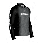 CAMISA DE PESCA LINHA EXTREME PRÓ C.F BRASIL UNISSEX TRADICIONAL