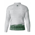 CAMISA DE PESCA LINHA EXTREME PRÓ PATRIOT LIGHT BRANCA UNISSEX TRADICIONAL