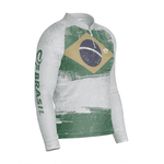CAMISA DE PESCA LINHA EXTREME PRÓ PATRIOT LIGHT BRANCA UNISSEX TRADICIONAL