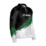 CAMISA DE PESCA LINHA EXTREME PRÓ ONDA VERDE UNISSEX TRADICIONAL