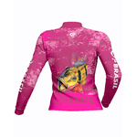 CAMISA DE PESCA LINHA EXTREME PRÓ FÚCSIA DA PÁTRIA PINK FEMININA