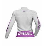 CAMISA DE PESCA LINHA EXTREME PRÓ AURORA ROXA FEMININA