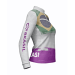 CAMISA DE PESCA LINHA EXTREME PRÓ AURORA ROXA FEMININA