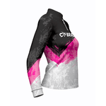 CAMISA DE PESCA LINHA EXTREME PRÓ ROSA DE AÇO FEMININA
