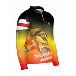 CAMISA DE PESCA LINHA EXTREME PRÓ AMAZÔNIA AMARELA UNISSEX TRADICIONAL