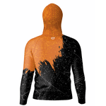 CAMISA DE PESCA LINHA EVOLUTION COM CAPUZ E BUFFER LARANJA COM PRETO UNISSEX TAMANHO TRADICIONAL