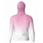 CAMISA DE PESCA LINHA EVOLUTION COM CAPUZ E BUFFER DEGRADE ROSA TAMANHO TRADICIONAL