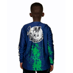 CAMISA INFANTIL MANGA LONGA AZUL H. PESCARIA TRAIRA