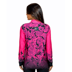 CAMISA FEMININA C.F BRASIL CAMUFLADO ROSA