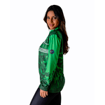 CAMISA FEMININA C.F BRASIL CAMUFLADO VERDE