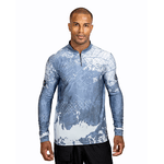 CAMISA MASCULINA C.F BRASIL NEBULOSA CINZA