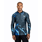 CAMISA MASCULINA C.F BRASIL RUPTURA GRÁFICA PRETO COM AZUL