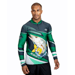 CAMISA MASCULINA C.F BRASIL VERDE PEIXE ROBALO