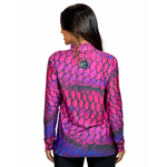 CAMISA FEMININA C.F BRASIL ESCAMA ROSA