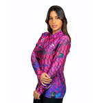 CAMISA FEMININA C.F BRASIL ESCAMA ROSA