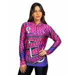 CAMISA FEMININA C.F BRASIL ESCAMA ROSA