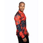 CAMISA MASCULINA C.F BRASIL EXPLOSÃO DIGITAL VERMELHO