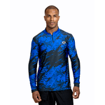 CAMISA MASCULINA C.F BRASIL EXPLOSÃO DIGITAL AZUL