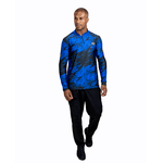 CAMISA MASCULINA C.F BRASIL EXPLOSÃO DIGITAL AZUL