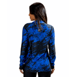 CAMISA FEMININA C.F BRASIL EXPLOSÃO DIGITAL AZUL 