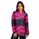 CAMISA FEMININA C.F BRASIL EXPLOSÃO DIGITAL ROSA