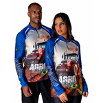 CAMISA KIT CASAL C.F AGRO MOVENDO O BRASIL AZUL