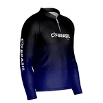 CAMISA DE PESCA C.F BRASIL LINHA EXTREME PAPAN AZUL MARINHO