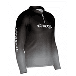 CAMISA DE PESCA C.F BRASIL LINHA EXTREME PAPAN CINZA
