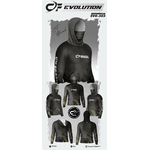 CAMISA DE PESCA LINHA EVOLUTION COM CAPUZ E BUFFER CAMUFLADO PRETO UNISSEX TAMANHO TRADICIONAL