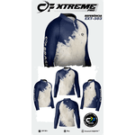 CAMISA DE PESCA LINHA EXTREME PRÓ IMPACTO AZUL UNISSEX TRADICIONAL