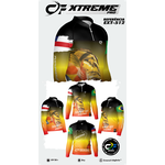 CAMISA DE PESCA LINHA EXTREME PRÓ AMAZÔNIA AMARELA UNISSEX TRADICIONAL