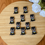Aplique Emborrachado Batman Baby 4cm - 10 Unidades