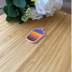 Aplique Emborrachado Sundae Pop It 4cm - 10 Unidades