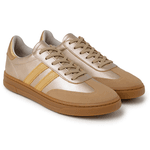 Tênis Feminino Modelo Clássico Dourado