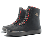 Bota de Treino Cheia de Marra Strike Preto com Vermelho