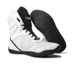 Bota de Treino Cheia de Marra Leg Press Branco e Preto