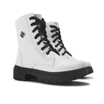 Bota Coturno Branco