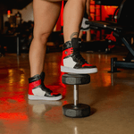 Bota de Treino Cheia de Marra Raptor Vermelho Preto e Branco