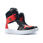 Bota de Treino Cheia de Marra Raptor Vermelho Preto e Branco