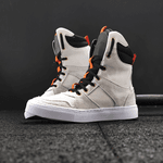 Bota de Treino Cheia de Marra Boxer Branco com Alvejado