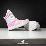 Bota de Treino Cheia de Marra Boxer Branco e Rosa