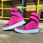 Bota de Treino Cheia de Marra Intensy Rosa Fúcsia com preto