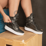 Bota de Treino Cheia de Marra Intensy Preto com Losango