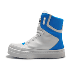 Bota de Treino Cheia de Marra Pull Over Branco e Azul