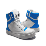 Bota de Treino Cheia de Marra Pull Over Branco e Azul