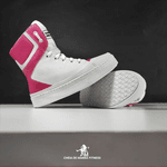 Bota de Treino Cheia de Marra Pull Over Branco e Rosa